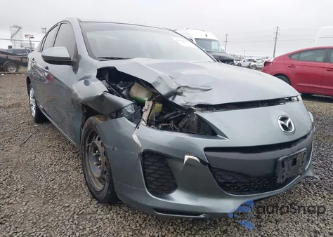 2013 Mazda Mazda3 I Sv из США, поврежденный, VIN JM1BL1TG8D1783342